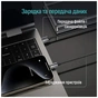 Дата кабель USB 2.0 AM to USB-C 2.0m 3A zinc alloy braided black ColorWay (CW-CBUC099-BK) - зменшене зображення 10