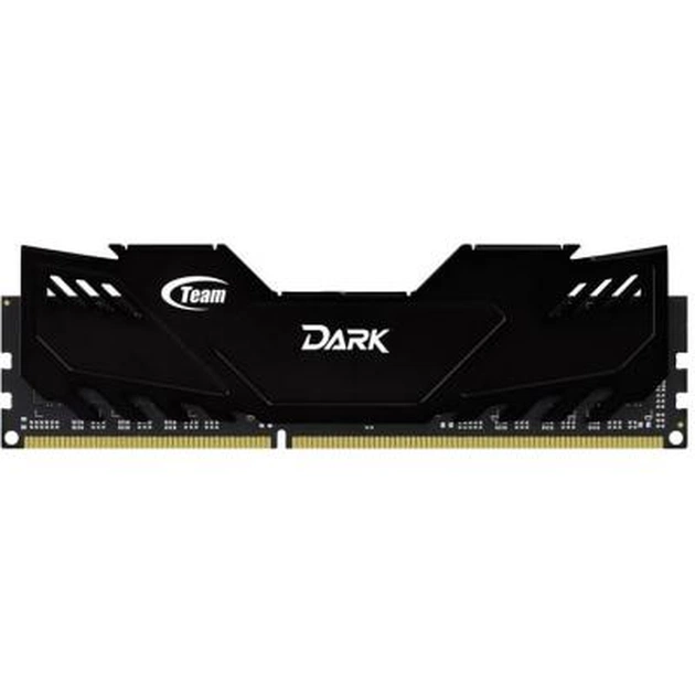 Модуль пам'яті для комп'ютера DDR3 8GB 1600 MHz Dark Series Black Team (TDKED38G1600HC10A01) - зображення 1
