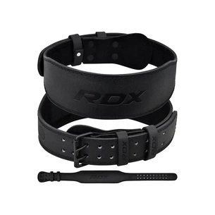 Атлетичний пояс RDX 4 шкіряний Full Black 2XL (WBS-4FB-2XL) зображення 1