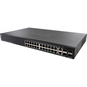 Комутатор мережевий Cisco SG550X-24MPP-K9-EU зображення 1