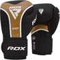 Боксерські рукавички RDX Aura Plus T-17 Black Golden 16 унцій (BGR-T17BGL-16OZ+) - зменшене зображення 2