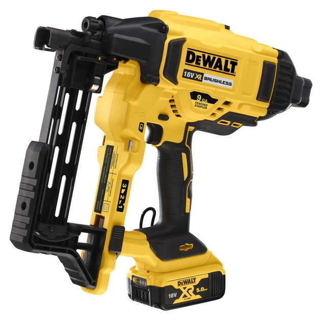 Степлер будівельний DeWALT 18В XR Li-Ion, 2x5Ah, діаметр/довжина скоби 4/50 мм (DCFS950P2) - picture 2