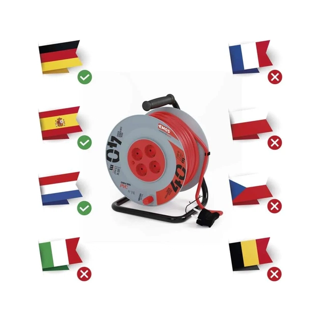 Мережевий подовжувач EMOS P09240 - зображення 4