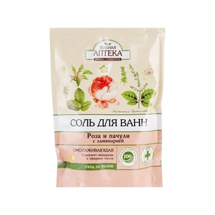 Сіль для ванн Зелена Аптека Омолоджувальна Троянда та пачулі 500 г (4823015936258) изображение 1