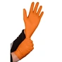 Захисні рукавиці Neo Tools робочі/медичні, перфоровані нітрилові, р.XL, 50шт., помаранчевий (97-690-XL) - уменьшенное изображение 5