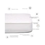Наматрацник MirSon вовняний Woollen двосторонній Aloe Vera 243 200x220 см (2200000336637) - зменшене зображення 3