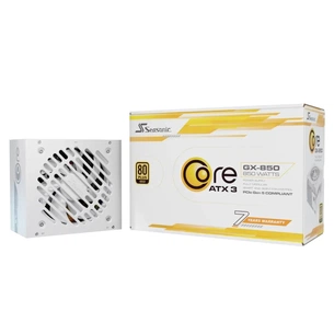 Блок живлення Seasonic 850W CORE GX-850-ATX31 WHT (CORE GX-850-ATX31 WHITE) зображення 1