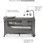 Дитячий манеж Kinderkraft с пеленатором Joy 2 Dark Grey (5902533925155) - уменьшенное изображение 6