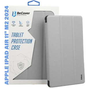 Чохол до планшета BeCover Tri Fold Soft TPU Silicone Apple iPad Air 11" M2/M3 (2024/2025) Gray (711408) зображення 1