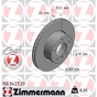 Гальмівний диск ZIMMERMANN 150.3427.20 - зменшене зображення 1