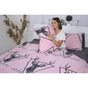 Постільна білизна MirSon Бязь Ranforce Elite 17-0516 Noble deers pink King Size (2200004706894) - зменшене зображення 2