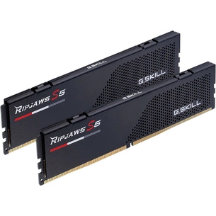 Модуль пам'яті для комп'ютера DDR5 48GB (2x24GB) 5200 MHz Ripjaws S5 Black G.Skill (F5-5200J4040A24GX2-RS5K) зображення 1