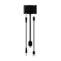 Перехідник Cablexpert HDMI to HDMI/VGA+audio 3.5mm (A-HDMIM-HDMIFVGAF-01) - уменьшенное изображение 3