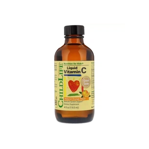 Вітамін ChildLife Рідкий Вітамін С для Дітей, Смак Апельсина, Liquid Vitamin C, 1185 мл (CDL-10200) зображення 1