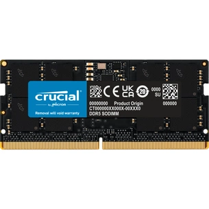 Модуль пам'яті для ноутбука SoDIMM DDR5 16GB 4800 MHz Micron (CT16G48C40S5) зображення 1