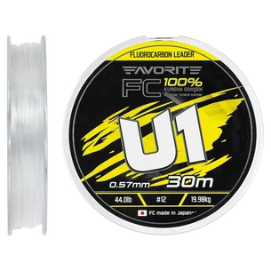 Флюорокарбон Favorite U1 FC 30m 12/0.57mm 44.0lb/19.98kg (1693.12.22) зображення 1