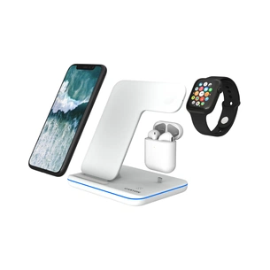Зарядний пристрій Canyon 3in1 Wireless charger (CNS-WCS302W) зображення 1