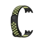 Ремінець до фітнес браслета BeCover Vents Style для Xiaomi Mi Smart Band 10 Black-Green (713629) - зменшене зображення 3
