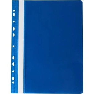 Папка-швидкозшивач Buromax A4, perforated, PVC, dark blue/ PROFESSIONAL (BM.3331-03) зображення 1