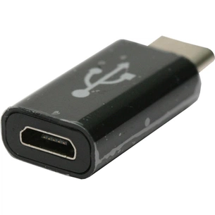 Перехідник PowerPlant micro USB to Type C (KD00AS1260) зображення 1