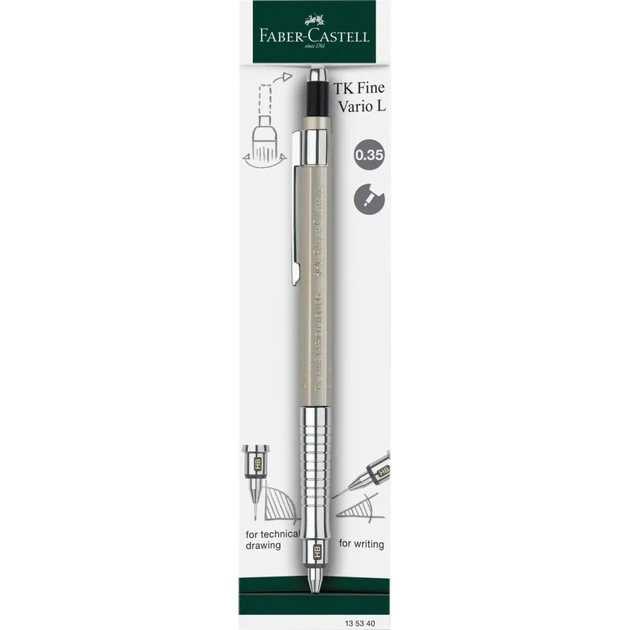 Карандаш механический Faber-Castell TK - Fine VARIO L Champagne Gold, диаметр 0,3/0,35 мм (32526) - изображение 1