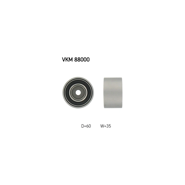 Ролик натягувача ременя SKF VKM 88000 - зображення 1