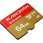 Карта пам'яті SanDisk 64GB microSDXC C10 UHS-I U3 A2 V30 R170/W80MB/s Extreme GO (SDSQXGN-064G-GN6MN) - зменшене зображення 2
