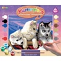 Набір для творчості Sequin Art PAINTING BY NUMBERS SENIOR Huskies (SA1036) - зменшене зображення 1