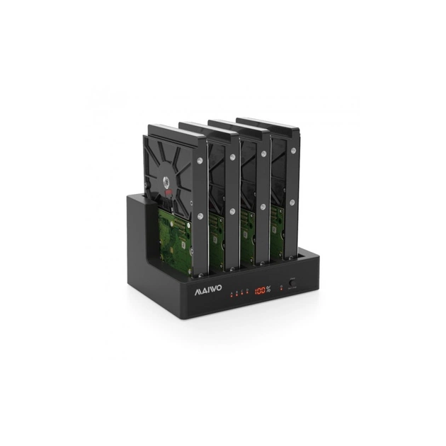 Док-станція для накопичувачів Maiwo 4*HDD 2,5"/3,5" SATA/SSD USB3.0 (K3094A) - picture 4