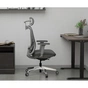 Офісне крісло Mealux Q1 Air Fabric Black (HF-Q1 F/B) - зменшене зображення 11