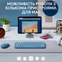 Клавіатура Logitech K380 for MAC Multi-Device Bluetooth UA Blueberry (920-011180) - зменшене зображення 4