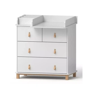 Комод-пеленатор Angelo Glori з органайзером (ручки бук) 90х51х90 (30002) изображение 1