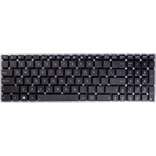 Клавіатура ноутбука ASUS X556, X556U чорна (KB310771) - зображення 1