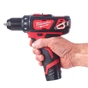 Шуруповерт Milwaukee M12 BDD-201C, 30 Нм, 2Ah, кейс (4933479439) - зменшене зображення 3