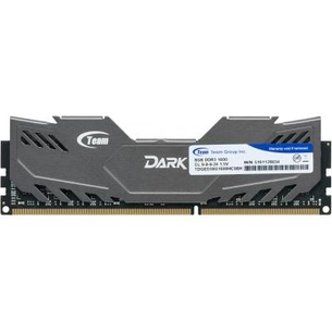 Модуль пам'яті для комп'ютера DDR3 8GB 1600 MHz Dark Series Gray Team (TDGED38G1600HC901) зображення 1