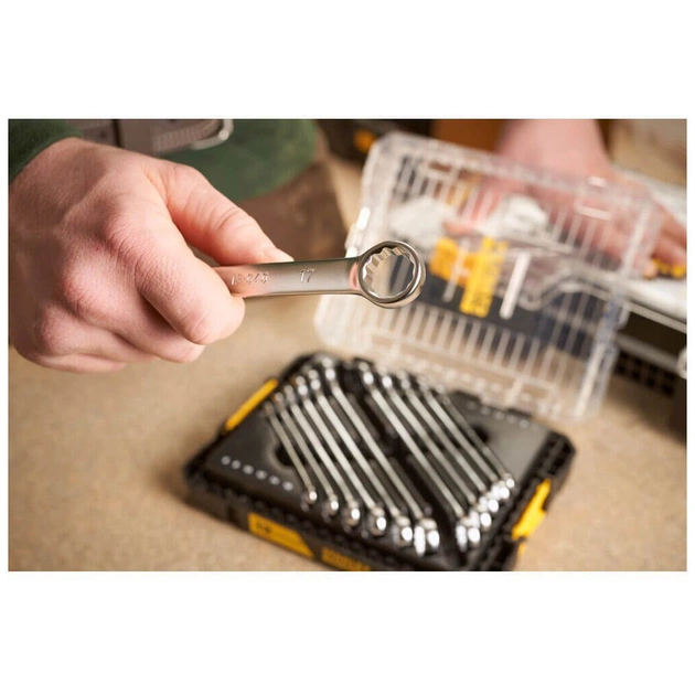 Ключ Stanley FATMAX комбінований, 12 шт: 6-17мм (FMMT98104-0) - picture 5