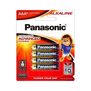 Батарейка AAA Alkaline Power щелочная 4pcs Blister Panasonic (LR03T/4B) изображение 1