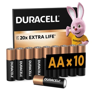 Батарейка Duracell AA лужні 10 шт. в упаковці (5002508/5006461) зображення 1