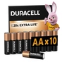 Батарейка Duracell AA лужні 10 шт. в упаковці (5002508/5006461) - зменшене зображення 1