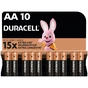 Батарейка Duracell AA лужні 10 шт. в упаковці (5002508/5006461) - уменьшенное изображение 1