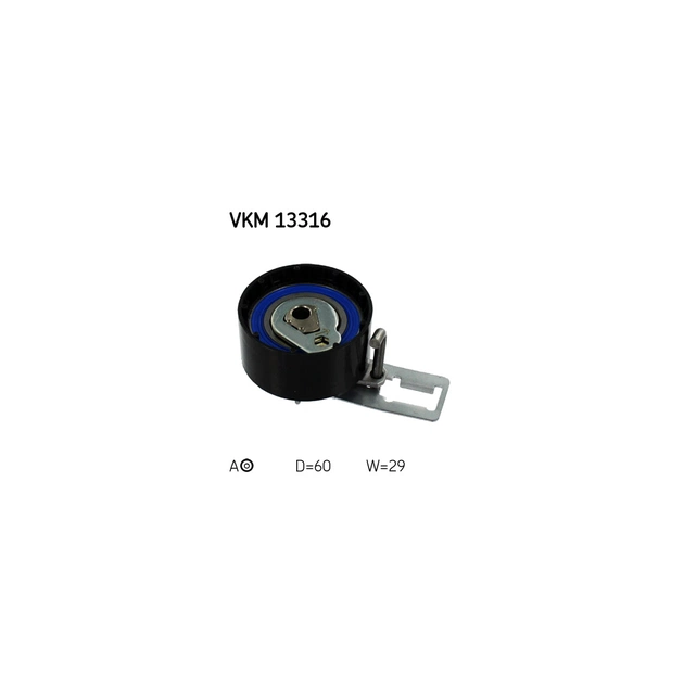 Ролик натягувача ременя SKF VKM 13316 - зображення 1