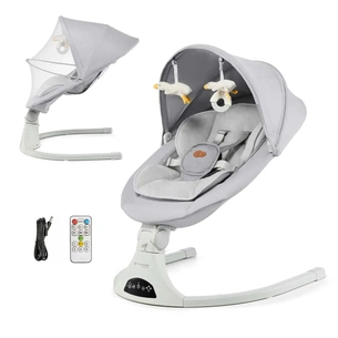 Крісло-гойдалка Kinderkraft Tulsy Gray (5902533926510) зображення 1