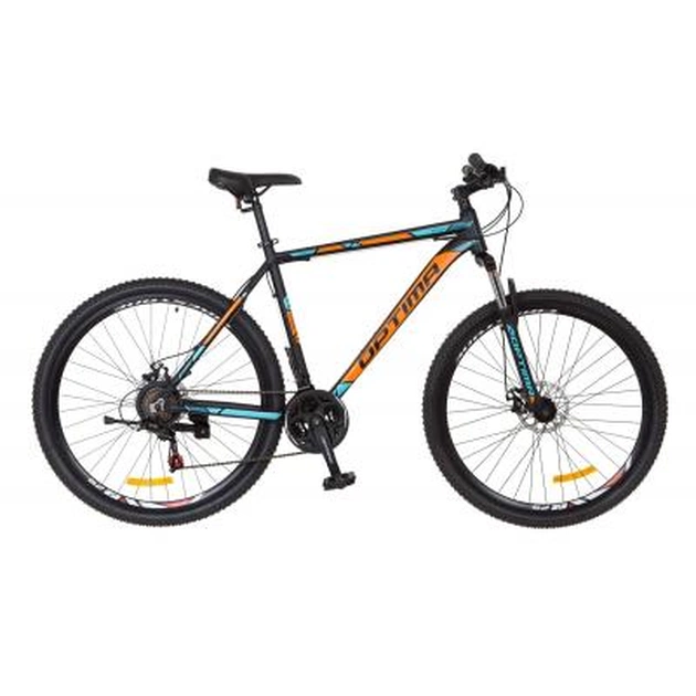 Велосипед Optimabikes 26" MOTION AM 14G DD 19" Al чорно-помаранчево-синій 2017 (OPS-OP-26-075) - изображение 1