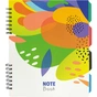 Блокнот Optima Flowers, B5 з розділювачами 120 аркушів, клітинка (O20356-16) - зменшене зображення 1