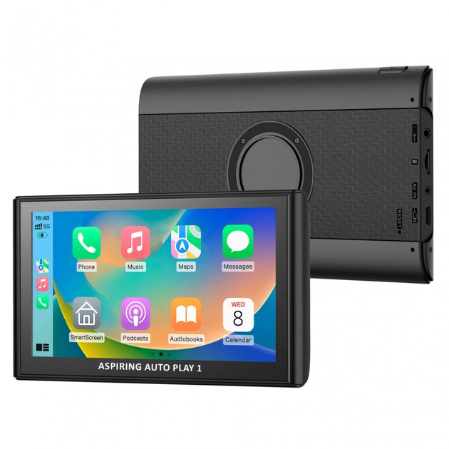Автомобільний монітор Aspiring Auto Play 1, Magnet, CarPlay, Android auto - зображення 6