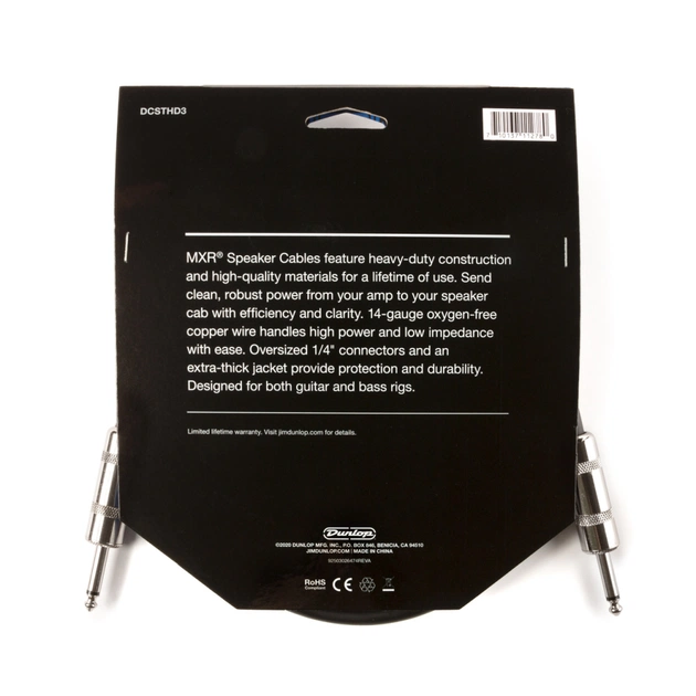 Акустичний кабель MXR High Definition TS Speaker Cable - 3ft (DCSTHD3) - picture 4