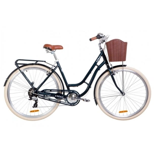 Велосипед Дорожник 28" CORAL Vbr рама-19" 2019 малахітовий, багажник + кошик (OPS-D-28-152) зображення 1