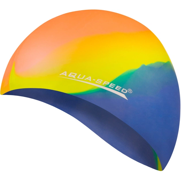 Шапка для плавання Aqua Speed Bunt 4043 113-48 мультиколор Уні OSFM (5908217640437) - зображення 1