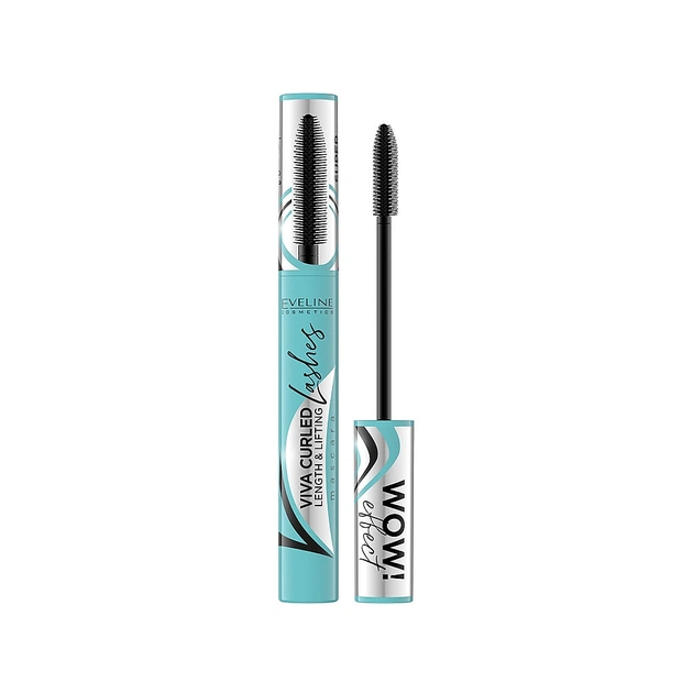 Туш для вій Eveline Cosmetics Viva Curled Lashes подовження і підкручування 10 мл (5903416017707) - зображення 1