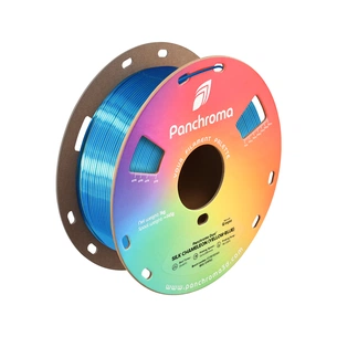 Пластик для 3D-принтера Polymaker PLA PANCHROMA DUAL SILK 1,75mm 1kg Yellow-Blue (CA03026) зображення 1